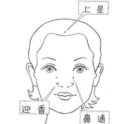 迎香穴位置