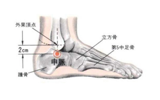 申脉穴的图片