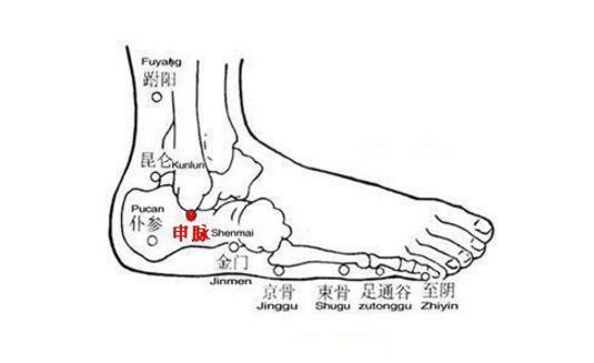 申脉穴名解