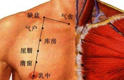 气舍穴准确位置