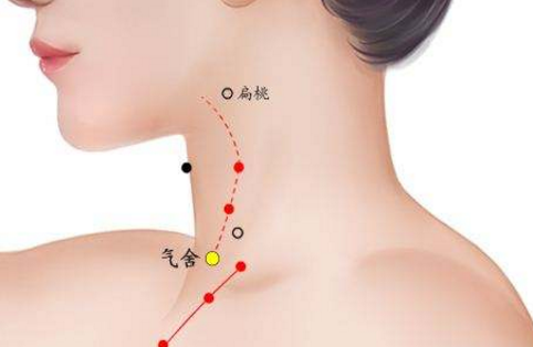 气舍穴准确位置