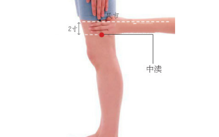 按摩中渎穴可缓解胆囊炎,它的按摩方法及其准确位置有